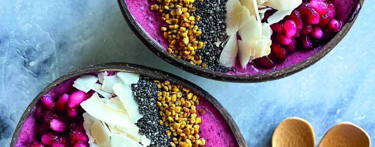 Pinke Smoothie-Bowl